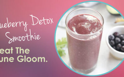 RECIPE: June Gloom Blueberry Detox Smoothie