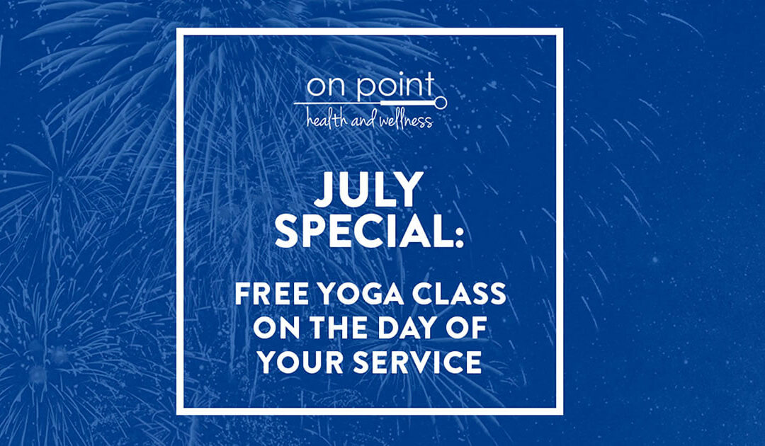 July Special: Get A FREE Yoga Class With Any Service